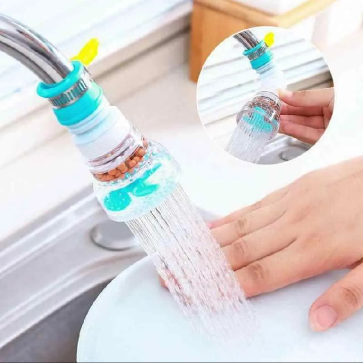 360° Flexible Faucet Water Saver – Rotating Tap Extension Nozzle with Splash Filter