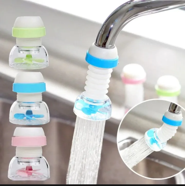 360° Flexible Faucet Water Saver – Rotating Tap Extension Nozzle with Splash Filter