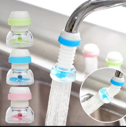 360° Flexible Faucet Water Saver – Rotating Tap Extension Nozzle with Splash Filter