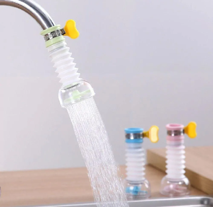 360° Flexible Faucet Water Saver – Rotating Tap Extension Nozzle with Splash Filter
