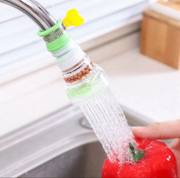 360° Flexible Faucet Water Saver – Rotating Tap Extension Nozzle with Splash Filter